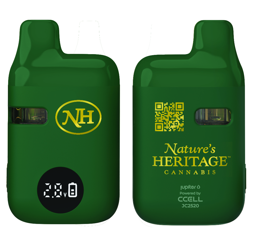 Grape Diamonds Nature's Heritage Live Resin Disposable Pen