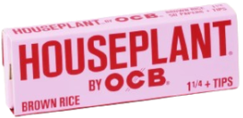 Houseplant by OCB - Brown Rice Papers w/ tips