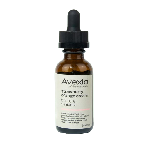 Avexia: Strawberry Orange Cream (1:1 THC:CBD) - Tincture 110mg