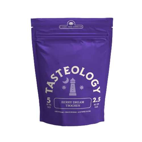 Tasteology Berry Dream Troches 2:1 THC:CBN 100mg (10ct) - PA