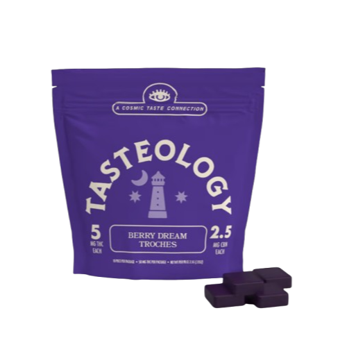 Tasteology Berry Dream Troches 2:1 THC:CBN 50mg (10ct) - PA