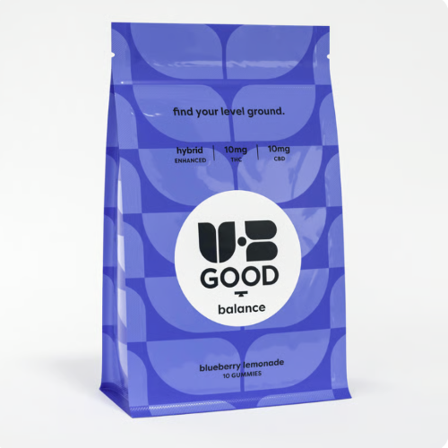 1:1 THC:CBD Blueberry Lemonade Gummies 100mg (10ct)