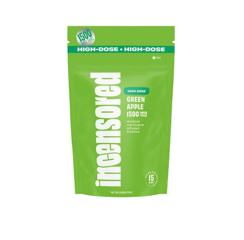 INCensored Green Apple Troches 1500mg (15ct)