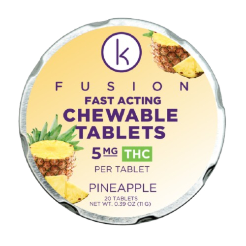 Pineapple Fast-Acting Chewable Tablets