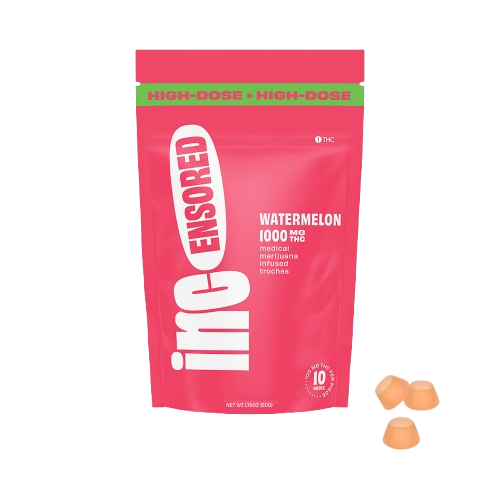 INCensored Watermelon Troches 1500mg (15ct)