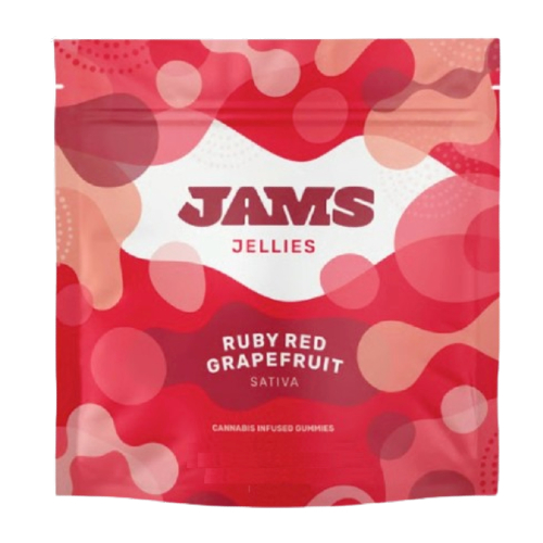 JAMS Sativa Ruby Red Grapefruit Jellies 50mg (5ct) - IL