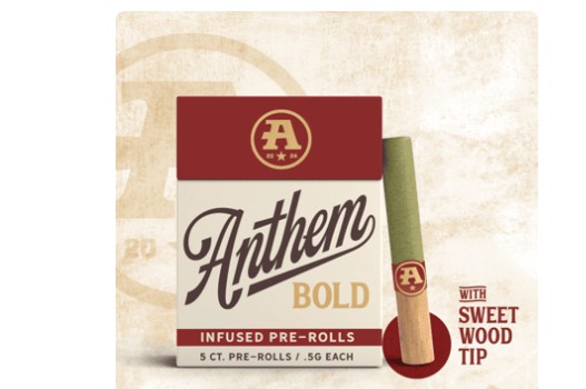 Pineapple Haze Anthem Bold Wood Tip PreRoll Pack 2.5g