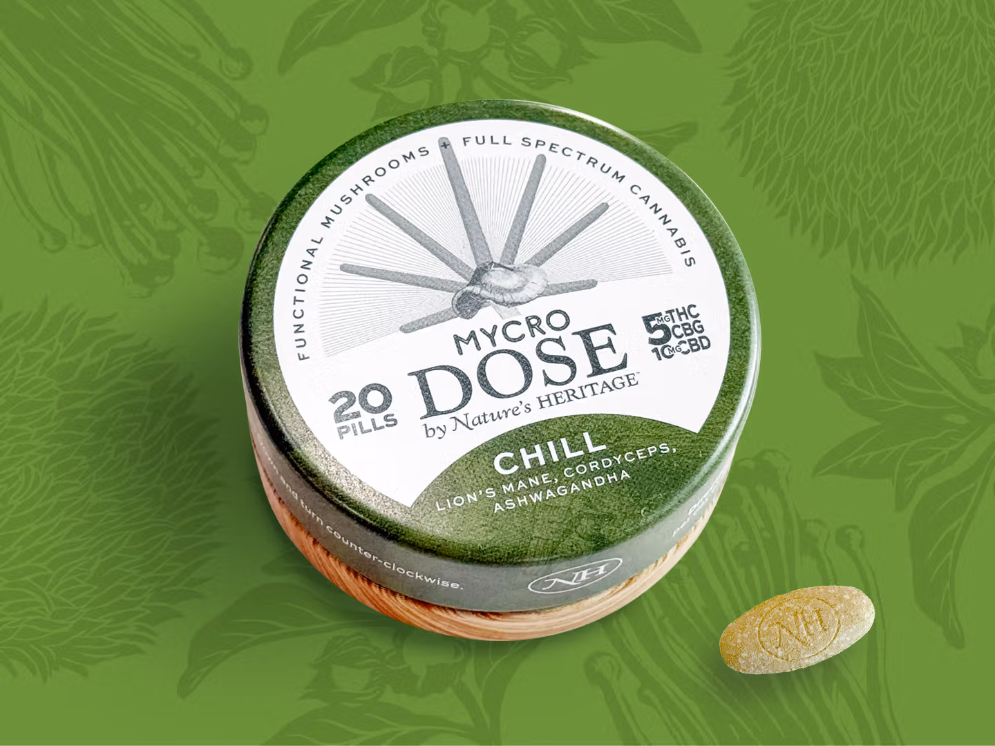 Mycro Dose Chill Capsules 100mg (20ct)