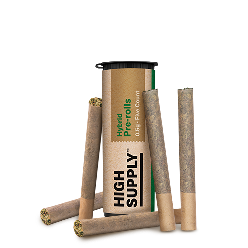 High Supply Hybrid Prerolls 2.5g (5ct) - Pineapple Express - IL