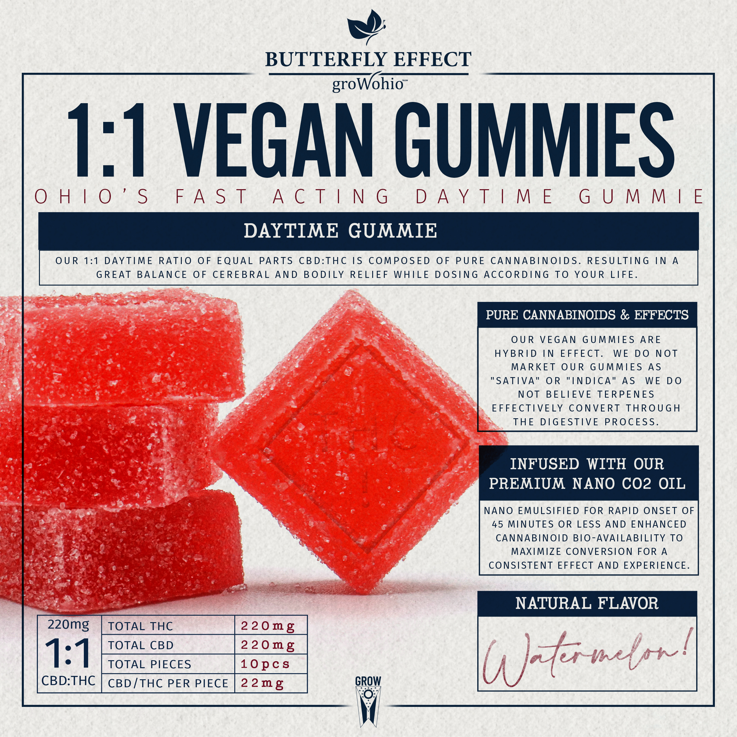 Watermelon 1:1 Gummies