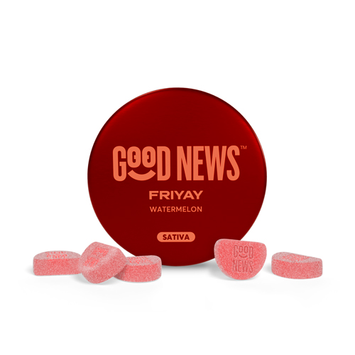 Good News Friyay Watermelon Gummies 100mg Tin (10ct) - IL