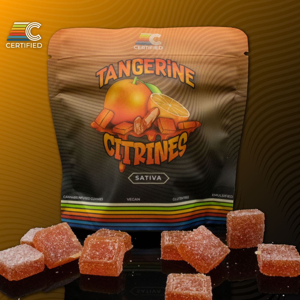 Certified Gems Tangerine Citrine Gummy 110mg (10ct) - OH