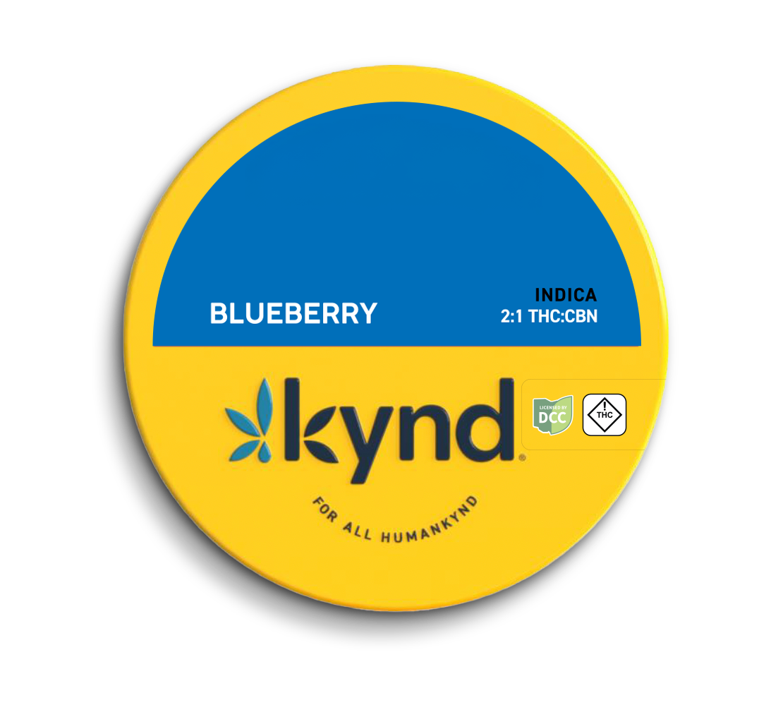 Blueberry 2:1 THC:CBN Gummy 100mg (10ct)
