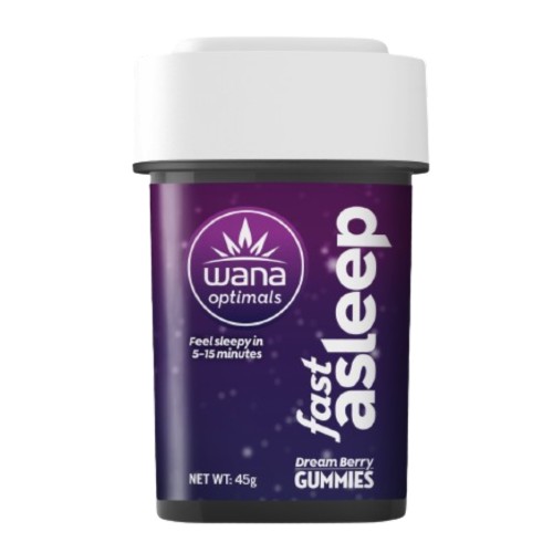 Wana Optimals Fast Asleep Dream Berry Gummies 20mg (10ct) - IL