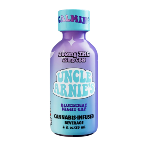Uncle Arnie's 4:1 THC:CBN Blueberry Nightcap Drink 100mg (1ct) - IL