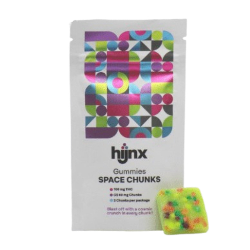 Hijnx RSO Space Chunks Gummies 100mg (2ct) - IL