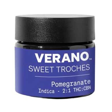 Verano Sweet Pomegranate 2:1 THC:CBN Soft Troches 150mg (10ct) - PA