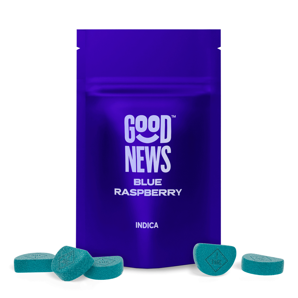 Good News Blue Raspberry Gummies 100mg (10ct) - OH