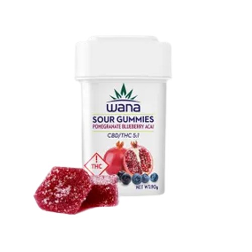 Sour Pomegranate Blueberry Acai 5:1 Gummies