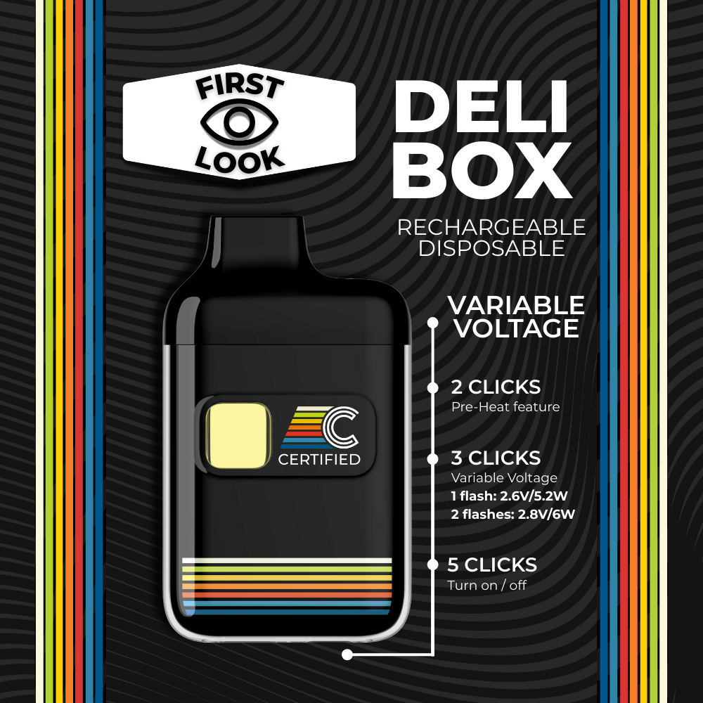 Dstar Distillate + Live Resin Terps Deli Box Disposable Vape