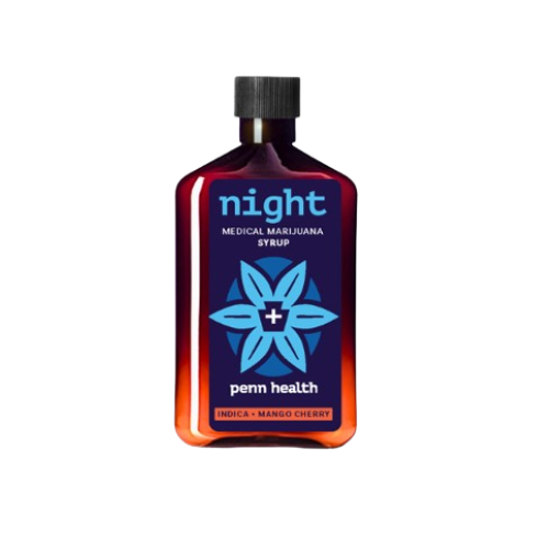 Mini 1:1 THC:CBN Mango Cherry Night Syrup  (100mL)