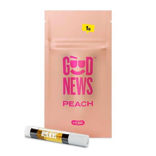 Good News Peach + CBD 1:2 Cartridge