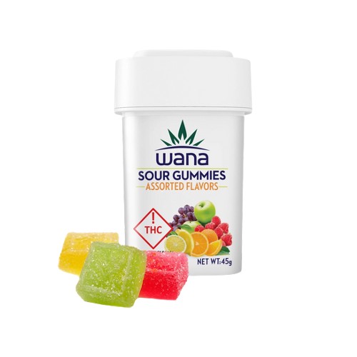 WANA Sour Assorted Hybrid Gummies 100mg (10ct) - OH