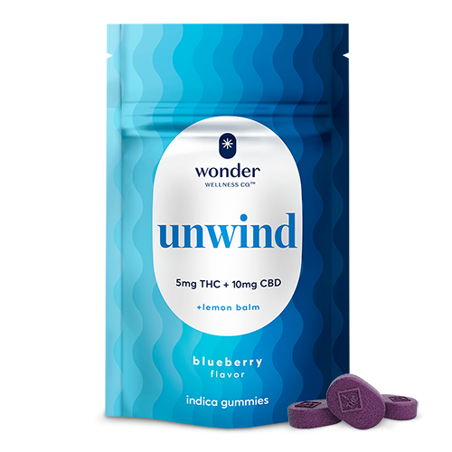 Wonder Unwind Gummies 2:1 Blueberry 100mg (20ct) - OH