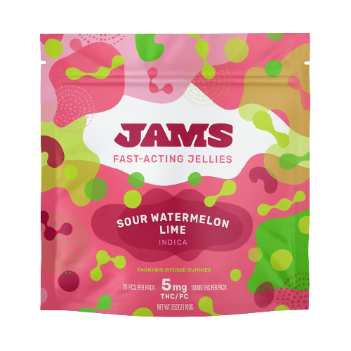 Indica Sour Watermelon Lime Fast Acting Jellies