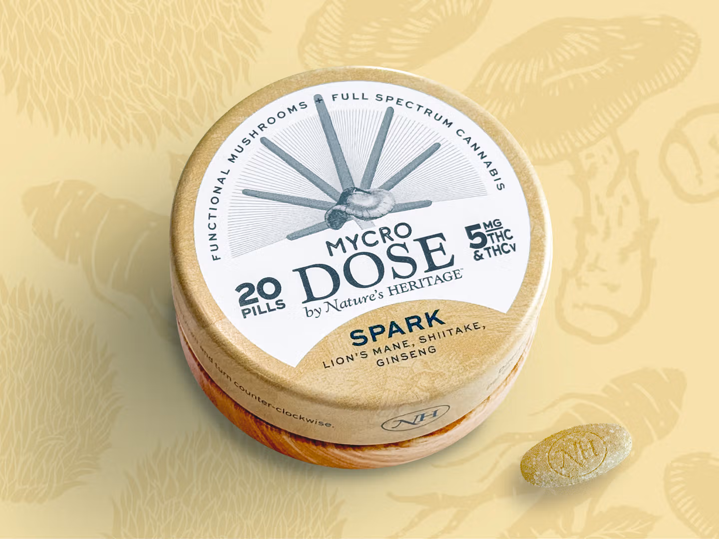 Mycro Dose Spark Capsules 100mg (20ct)