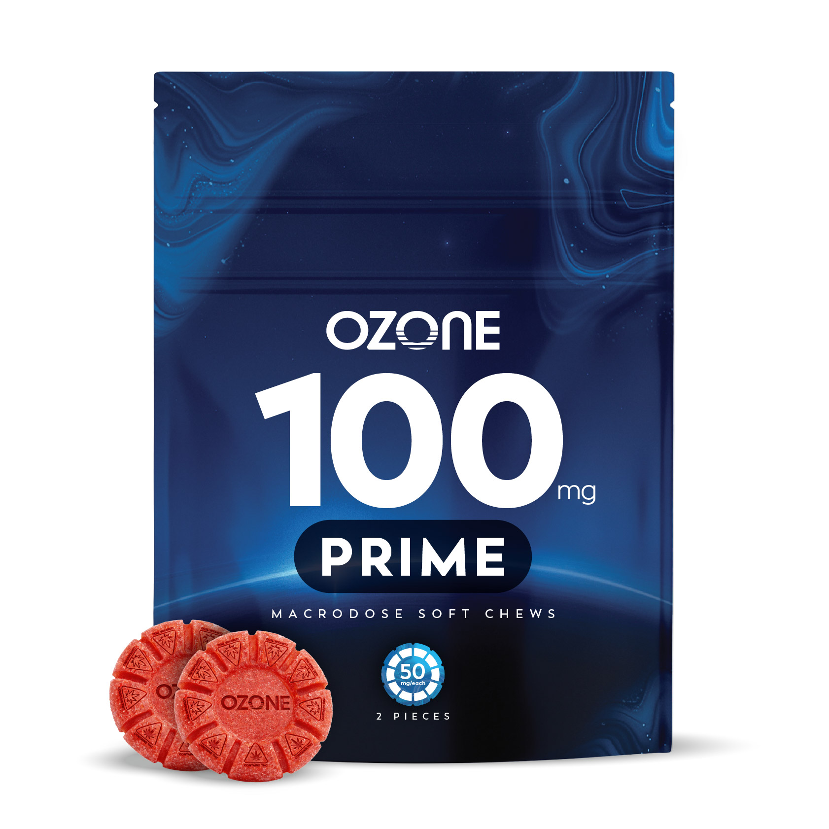 Blood Orange Macrodose Gummies 100mg (2ct)