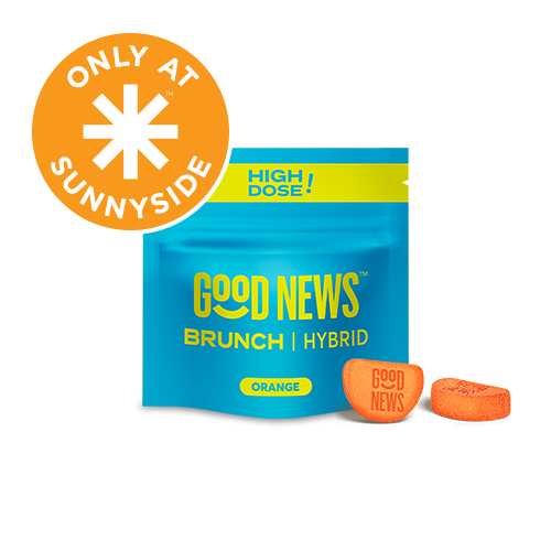 Good News High Dose Brunch Orange Gummies 100mg (2ct) - IL