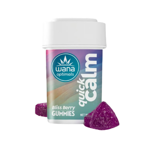 Wana Optimals CBG:CBD:THC Quick Calm Blissberry Gummies 10mg (10ct) - IL