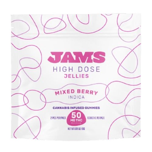 Indica Mixed Berry High Dose Jellies