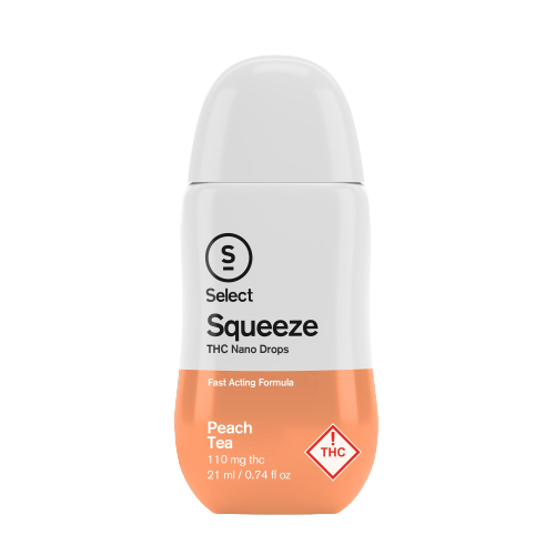 Select Squeeze THC Peach Tea Nano Drops 110mg - OH
