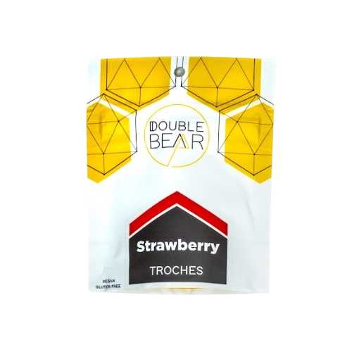 Double Bear Strawberry Troches 50mg (20ct) - PA