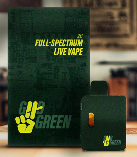 White Durban Good Green Disposable Pen