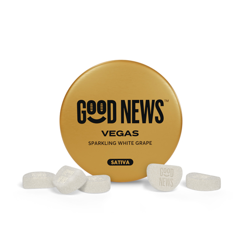 Good News Vegas Sparkling White Grape Gummies 100mg Tin (10ct) - IL