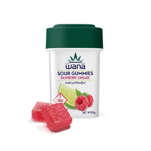 WANA Gummies Raspberry Limeade 330mg (10ct) - OH