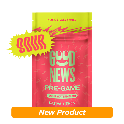 PRE-GAME Sour Watermelon Fast-Acting Gummies