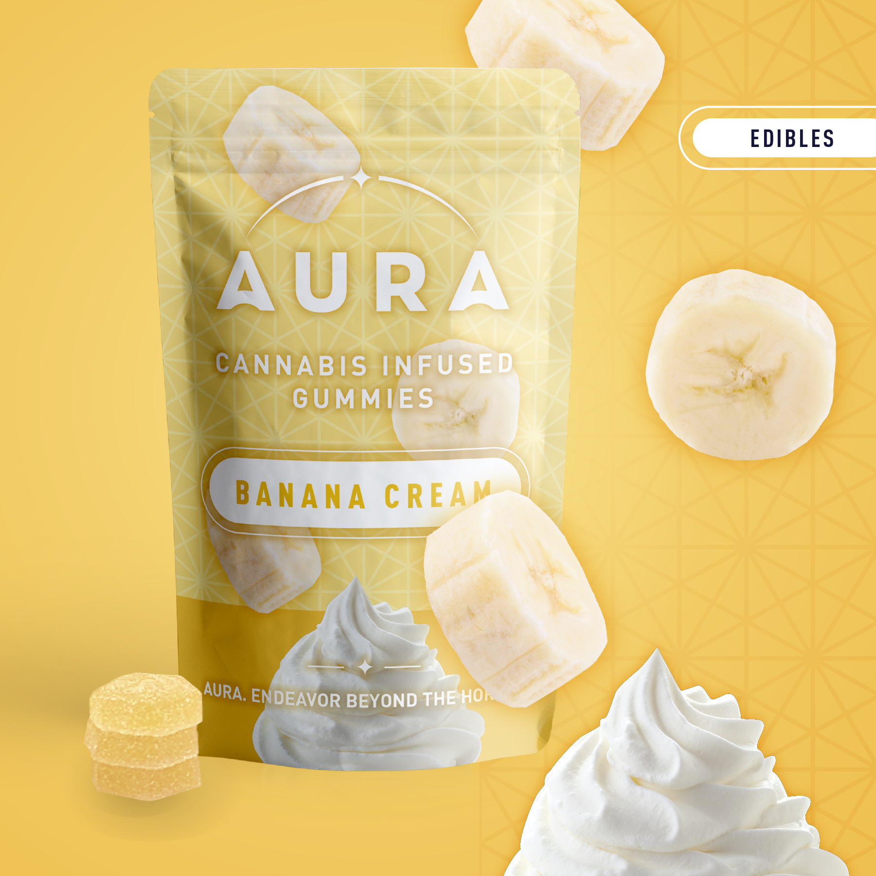 +CBC Banana Cream Gummies