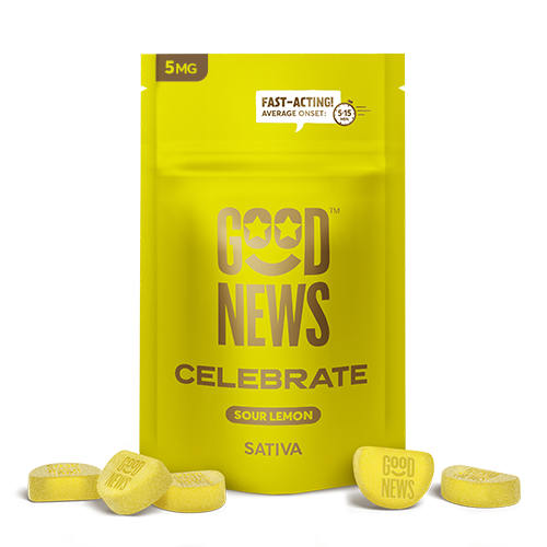 CELEBRATE Sour Lemon Fast-Acting Gummies
