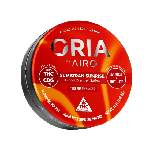 2:1 Sumatran Sunrise + CBG Live Resin Gummies