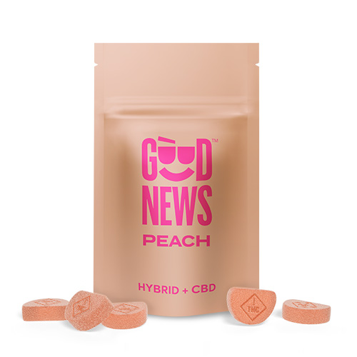 Peach Gummies 1:1 CBD:THC